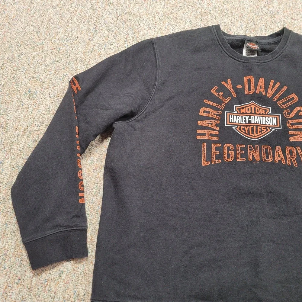 Harley Davidson Sweatshirt Mens 3XL Black Legendary Biker El Paso Texas Pullover